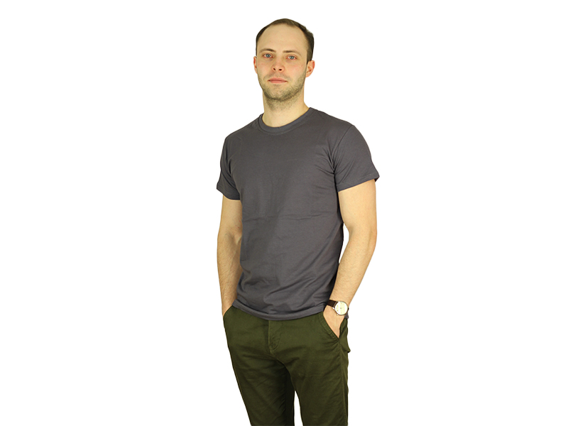 Vyriški marškinėliai (Asfaltinė spalva)