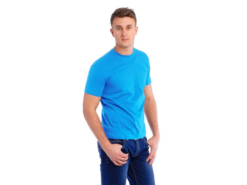 Vyriški marškinėliai (Žydra spalva)